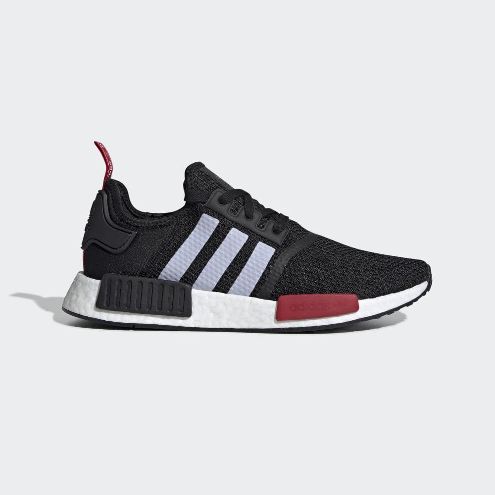Originals Adidas NMD_R1 Barbati Romania - Negrii/Albi/Rosii EG2697
